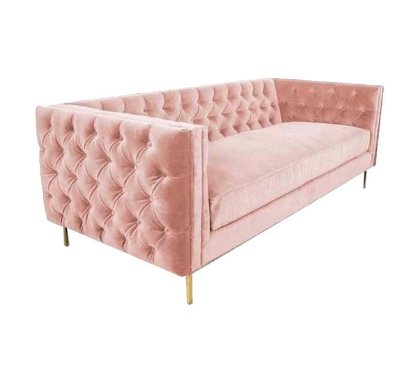 SOFA DE ESPERA CAPITONADO MODELO SARA